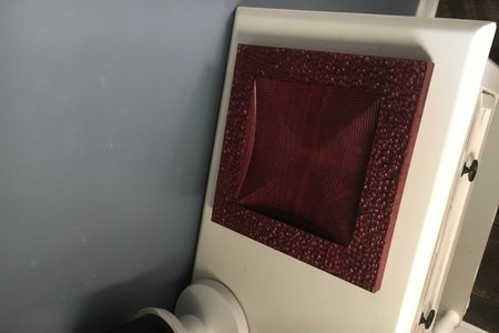 textured and fluted tray