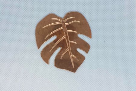Brass Leaf Bookmark