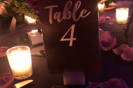 Wedding Table Numbers