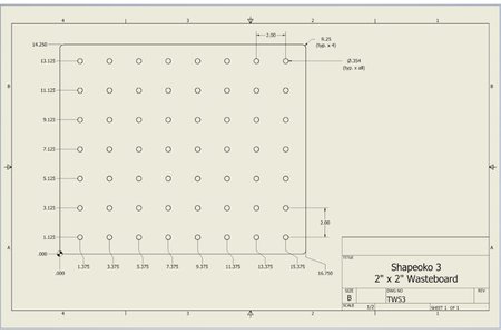 Shapeoko 3 - Wasteboard
