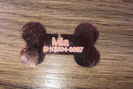 Brass Dog Tag