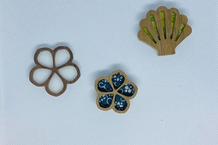 Floral and Shell Magnets