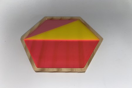 Wood and Acrylic Tray