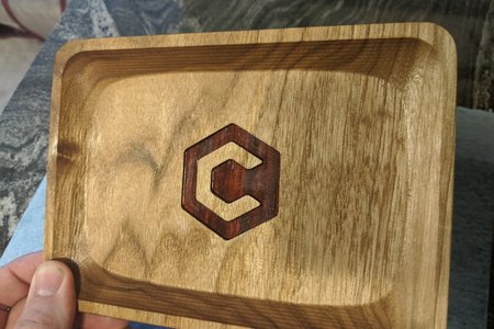 Tray with Logo