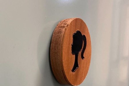 Silhouette Inlay Magnet