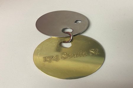 Dog & Address Tag