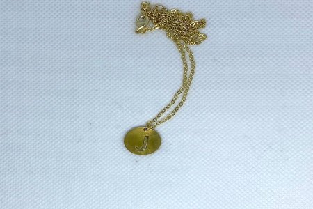 Initial Necklace Charm