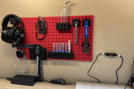 Lego Wall Tool Holder