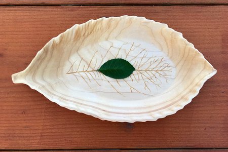 Leaf Tray - Hard Maple Wood