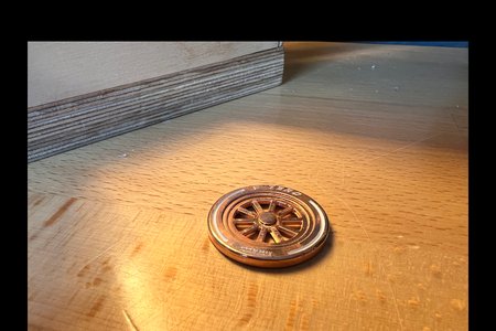 Formula 1 Wheel Coin