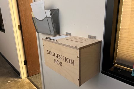 The Suggestion Box........(shredder)