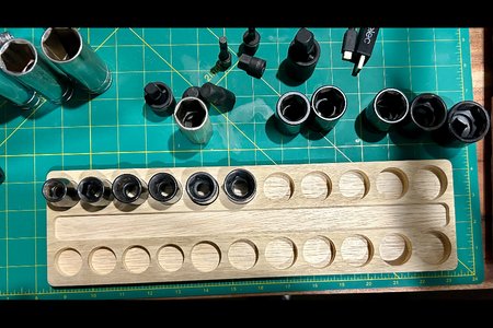 Socket Tool Tray with Extensions storage