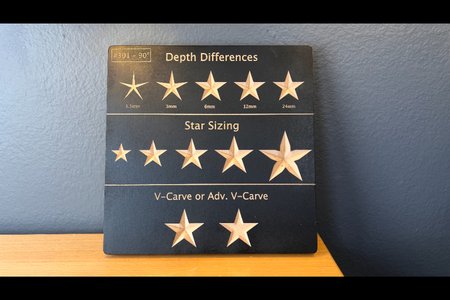 V-Carve Stars - Reference Boards