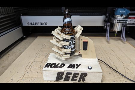 Hold My Beer a mechanical Hand 