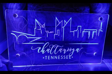 led engraved signs